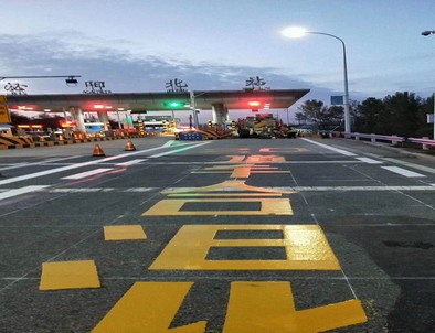 吉安吉安高速道路划线施工